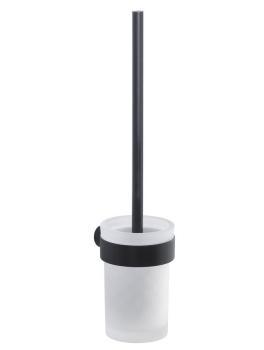 Szczotka WC wisząca czarny mat PIRENEI PI330314 Gedy