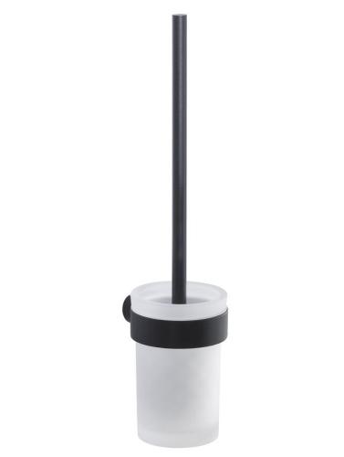 Szczotka WC wisząca czarny mat PIRENEI PI330314 Gedy