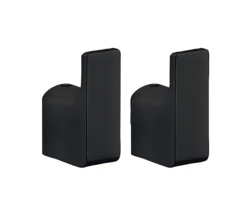 Wieszaczek czarny mat para PIRENEI PI2714 Gedy