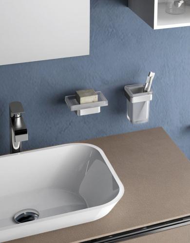 Kubek chrom SAMOA A81013 Gedy wizualizacja