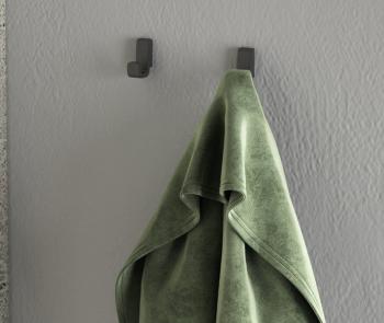 Wieszaczek czarny mat para SAMOA A82714 Gedy aranżacja