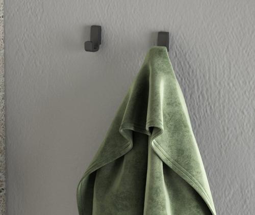 Wieszaczek czarny mat para SAMOA A82714 Gedy aranżacja