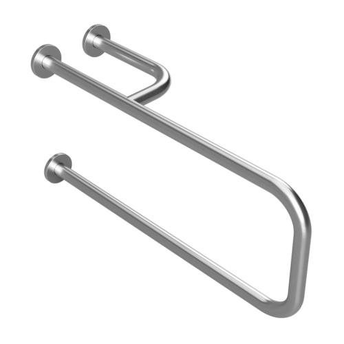 Poręcz umywalkowa prawa 77,6 cm stal nierdzewna szczotkowana HELP 301112162 Bemeta