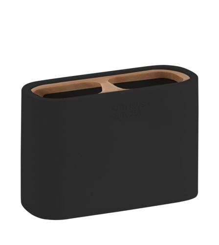 Kubek do postawienia czarny mat/bambus NINFEA 139814 Gedy