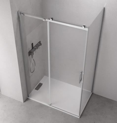 Ścianka prysznicowa profil chrom 70 x 200 cm THRON  TL3070 POLYSAN z góry