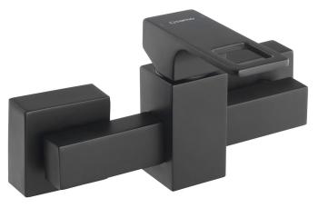 Bateria prysznicowa ścienna czarny mat FORATA FT011/15 Sapho