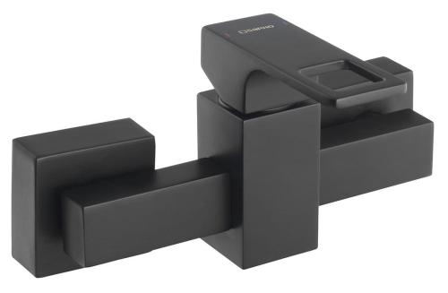 Bateria prysznicowa ścienna czarny mat FORATA FT011/15 Sapho