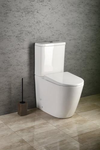 Szczotka WC do postawienia brązowa DAFNE 3933 GEDY aranżacja