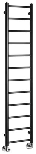 Grzejnik łazienkowy 300 x 1380 mm czarny mat DINA IR373B Sapho