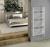 Grzejnik łazienkowy 455 x 1320 mm biały 594 W DIRECT ILR34T Aqualine wizualizacja