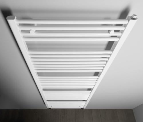 Grzejnik łazienkowy 750 x 1680 mm biały 1269 W DIRECT ILR67T Aqualine na ścianie