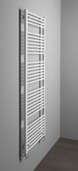 Grzejnik łazienkowy 600 x 1680 mm biały 1013 W DIRECT ILR66T Aqualine na ścianie