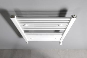 Grzejnik łazienkowy 500 x 640 mm biały 360 W DIRECT ILR65T Aqualine z góry