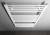 Grzejnik łazienkowy 450 x 960 mm biały 447 W DIRECT ILR94T Aqualine z góry