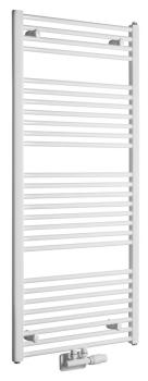 Grzejnik łazienkowy 600 x 1320 mm podłączenie środkowe biały 795 W DIRECT ELM36T Aqualine