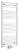 Grzejnik łazienkowy 600 x 1320 mm podłączenie środkowe biały 795 W DIRECT ELM36T Aqualine