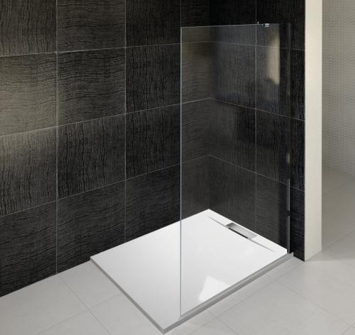 BBrodzik prysznicowy prostokątny kompozytowy 110 x 90 cm KAZUKO 40338 Polysan  ze ścianką