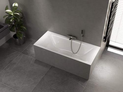 Wanna akrylowa prostokątna 180x80 cm KALDERA SLIM 60611S Polysan  aranżacja