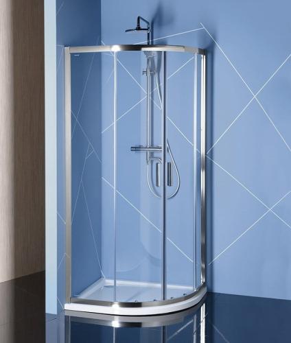 EASY LINE kabina prysznicowa narożna półokrągła 100x80x190 cm EL2915 Polysan