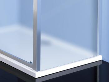 Kabina prysznicowa narożna prostokątna 110x70x190 cm drzwi przesuwne szkło brick L/R EASY LINE EL1138EL3138 POLYSAN z bliska