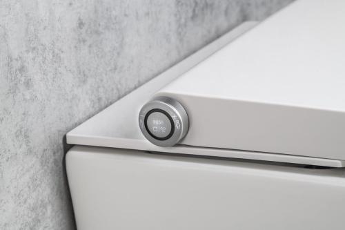 Miska WC podwieszana z zintegrowanym elektronicznym bidetem 37 x 59,3 cm VEEN CLEAN WC VE421 SAPHO przycisk