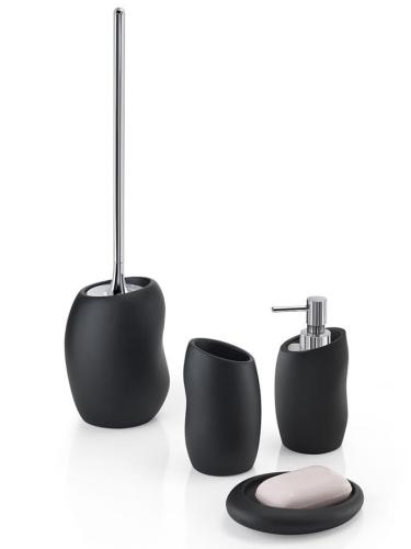 Dozownik do mydła czarny mat ISIDE 188114 GEDY seria