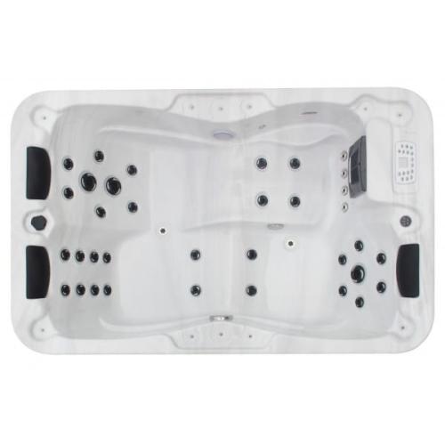 Basen ogrodowy 3 osobowy Jacuzzi MODENA biały SPA08 Sanotechnik widok z góry