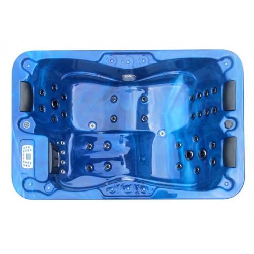 Basen ogrodowy 3 osobowy Jacuzzi MODENA niebieski SPA09 Sanotechnik z góry