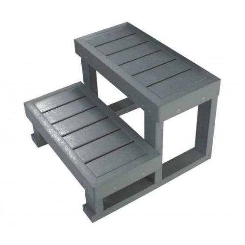 Basen ogrodowy SPA Jacuzzi OASIS MAXI biały SPA12 Sanotechnik schodki