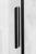 ALTIS LINE BLACK Drzwi prysznicowe przesuwne 78-80 x 200 cm AL1582B Polysan uchwyt