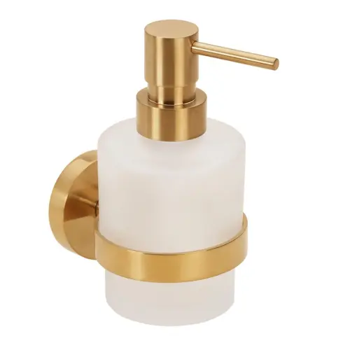 Dozownik do mydła szklany złoty mat 200 ml SABLO 160109102 Bemeta