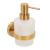 Dozownik do mydła szklany złoty mat 200 ml SABLO 160109102 Bemeta