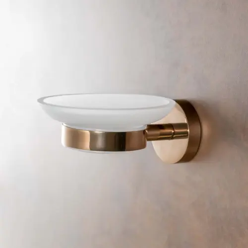 Mydelniczka szklana AMBER 155108042 Bemeta ściana