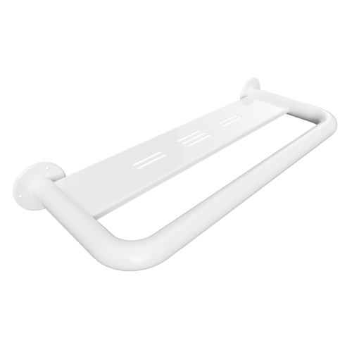 Poręcz 50 cm z półką biała HELP 301100574 Bemeta