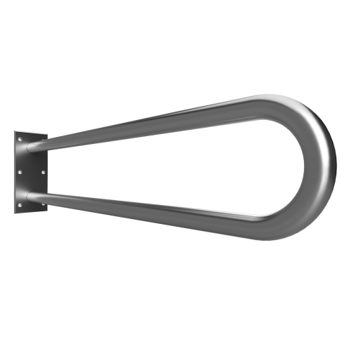 Poręcz typu U 850 mm stal szczotkowana HELP 301102042 Bemeta