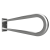 Poręcz typu U 750 mm stal szczotkowana HELP 301102302 Bemeta