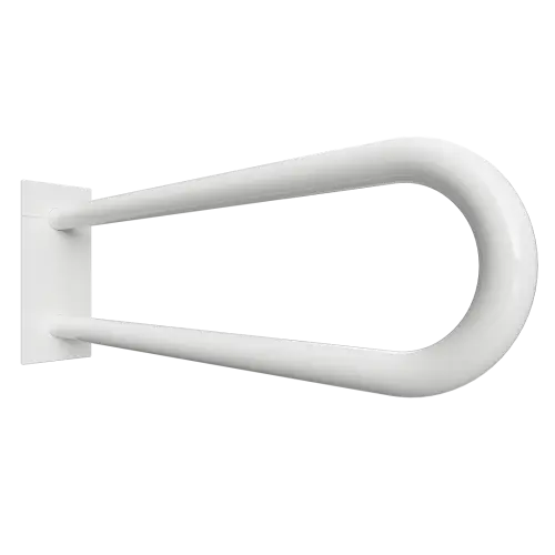 Poręcz typu U 750 mm z kołnierzem osłonowym biała HELP 301707303 Bemeta