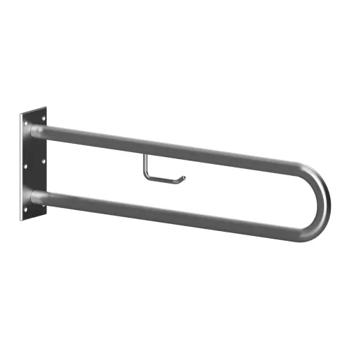 Poręcz typu U 750 mm z uchwytem na papier stal nierdzewna HELP 301907301 Bemeta