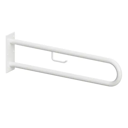 Poręcz typu U 750 mm z uchwytem na papier biała HELP 301907304 Bemeta