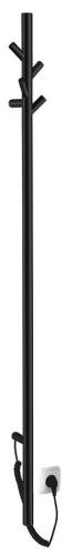 Łazienkowa suszarka elektryczna 150 x 1500 mm czarny mat 30 W PASADOR ER175BV Sapho