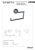 Wieszak na papier toaletowy OMEGA 199112042 Bemeta wymiary