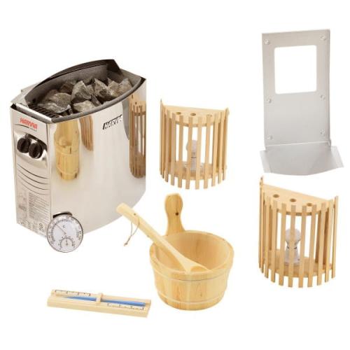 2 osobowa sauna fińska PANORAMA 130x120x200 cm J60130 Sanotechnik Akcesoria