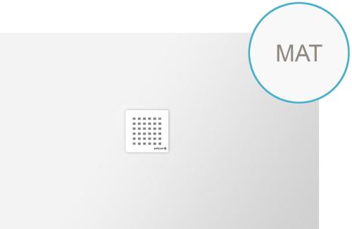 Brodzik prysznicowy prostokątny kompozytowy 130 x 80 cm biały mat FLEXIA 72899MAT Polysan