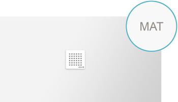 Brodzik prysznicowy prostokątny kompozytowy 150 x 80 cm biały mat FLEXIA 72901MAT Polysan