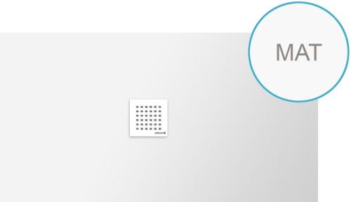 Brodzik prysznicowy prostokątny kompozytowy 150 x 80 cm biały mat FLEXIA 72901MAT Polysan