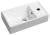 Umywalka ceramiczna mała MINOS 40 x 22 cm prawa 4059 Sapho