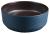 Umywalka nablatowa ceramiczna okrągła fi 41 cm PRIORI niebieski brązowy PI033 Sapho bok
