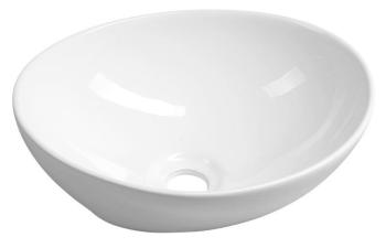 Umywalka nablatowa ceramiczna 42 x 15 x 34 cm AQUALINE 49412 Aqualine