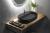 Umywalka nablatowa ceramiczna 60 x 40 cm INFINITY OVAL antracytowa 10NF65060-2C ISVEA aranżacja