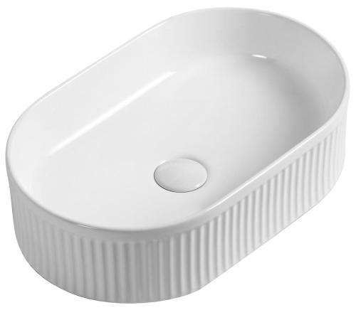 Umywalka nablatowa ceramiczna 60 x 34 cm PICOBELLO biała AR486 Sapho